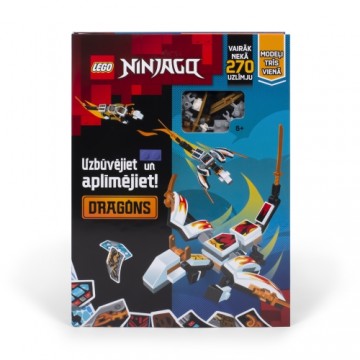 Lego Books LEGO NINJAGO Книжка с наклейками "Собирай и наклеивай: Ninjago Драконы" (на лат. языке)