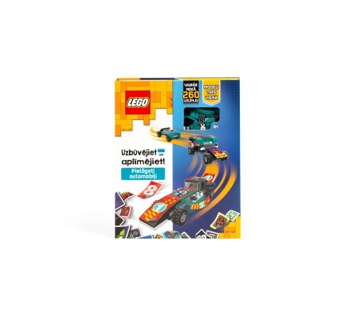 Lego Books LEGO ICONIC Aktivitāšu grāmata "Būvē un izrotā: Automašīnas" - Latviešu image 1