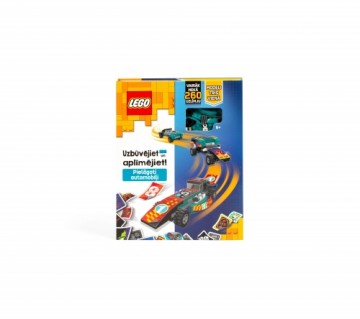 Lego Books LEGO ICONIC Aktivitāšu grāmata "Būvē un izrotā: Automašīnas" - Latviešu