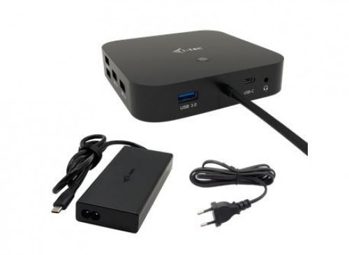 Stacja dokująca USB-C HDMI Dual DP Docking Station Power Delivery 100 W + i-tec Universal Charger 100 W image 1
