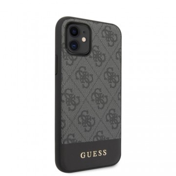 GUHCN61G4GLGR Guess 4G Stripe Cover for iPhone 11 Grey