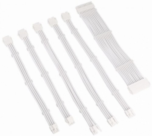 PSU Kabeļu Pagarinātāji Kolink Core 6 Cables White image 1