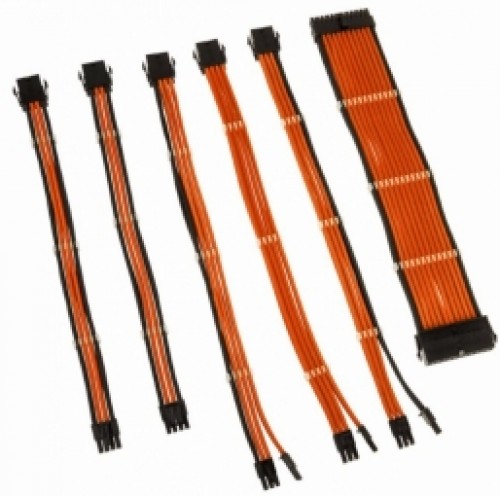 PSU Kabeļu Pagarinātāji Kolink Core 6 Cables Orange image 1