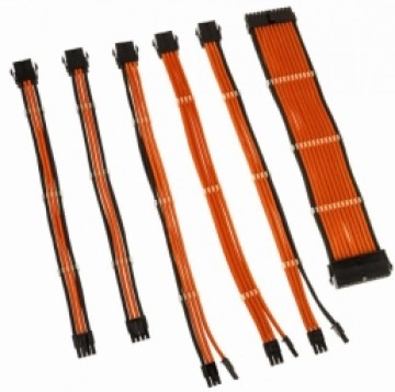 PSU Kabeļu Pagarinātāji Kolink Core 6 Cables Orange