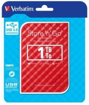 Verbatim Store n Go 1TB Red
