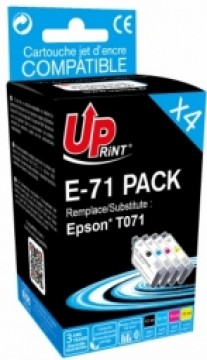 UPrint E-71 BK| C| M| Y 4 Pack