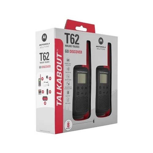 Motorola Talkabout T62 twin-pack + charger red image 4