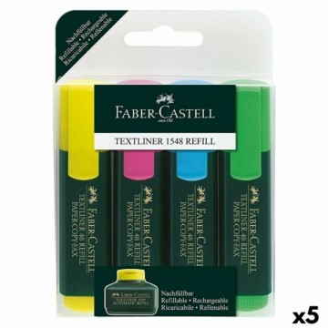 Набор маркеров Faber-Castell Флюоресцентный 5 штук