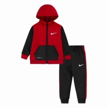 Bērnu Sporta Tērps Nike Therma Fit Melns Sarkans