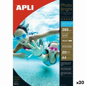 Глянцевая фотобумага Apli Photobright Inkjet A4 20 Листья