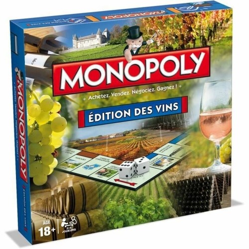 Spēlētāji Winning Moves MONOPOLY  Editions des vins (FR) image 1