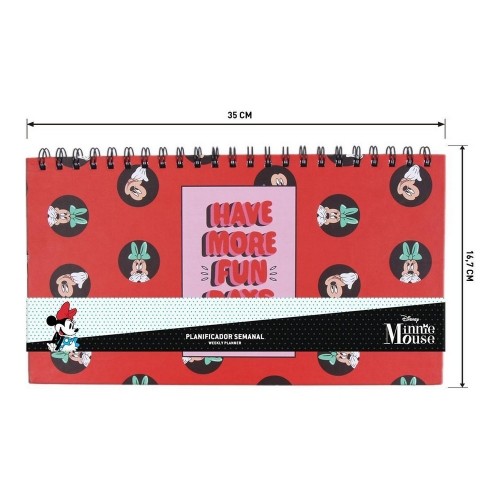 Weekly Planner Minnie Mouse Piezīmju klade (35 x 16,7 x 1 cm) image 5