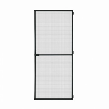 Москитная Сетка Schellenberg Дверцы С рамкой Стекловолокно Чёрный Алюминий (100 x 210 cm)