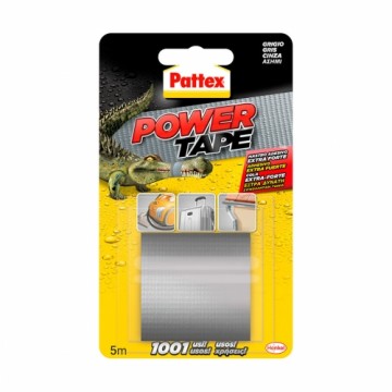 Американская лента Pattex power tape Серый (5 m x 50 cm)