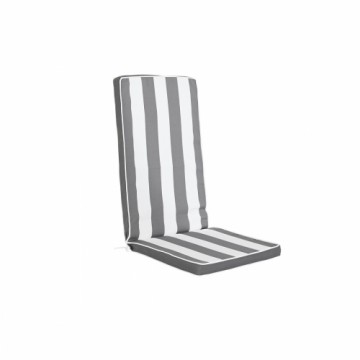 Krēsla spilvens DKD Home Decor Pelēks Balts (42 x 4 x 115 cm)