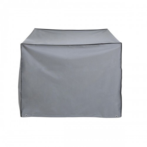 Krēsla Pārklājs DKD Home Decor Melns Alumīnijs Tumši pelēks (100 x 100 x 80 cm) image 2