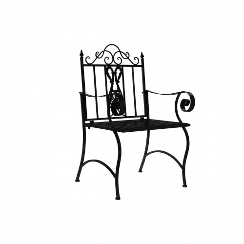 Садовое кресло DKD Home Decor Melns Metāls (63,5 x 52 x 98 cm) image 1