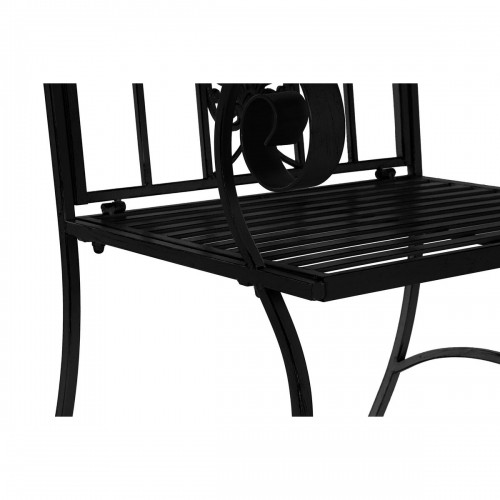 Садовое кресло DKD Home Decor Melns Metāls (63,5 x 52 x 98 cm) image 4