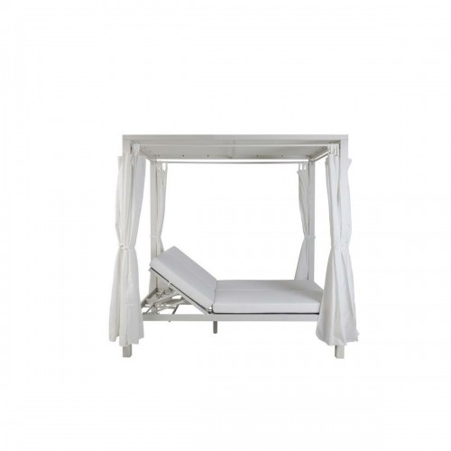Dienas gulta dārzam DKD Home Decor Balts Alumīnijs (148 x 188 x 205 cm) image 5