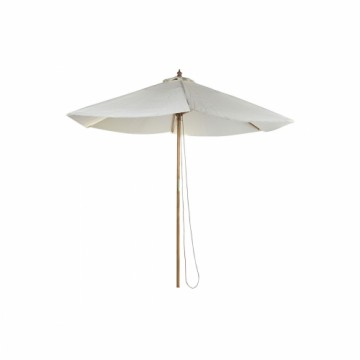Пляжный зонт DKD Home Decor Dabisks Bēšs Alumīnijs Bambuss (300 x 300 x 230 cm)
