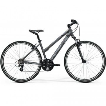 Merida Crossway 10-V Lady / Pelēka / Melna / 42L cm / XS