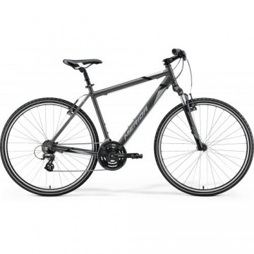 Merida Crossway 10-V / Zila / Balta / 55 cm / L