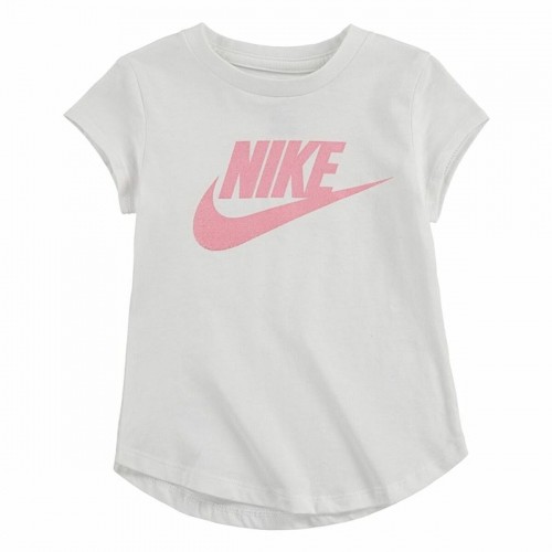Krekls ar Īsām Piedurknēm Bērniem Nike Futura SS Balts image 1