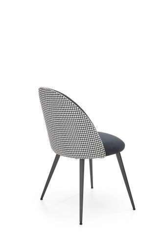Halmar K478 chair, color: black - white image 3