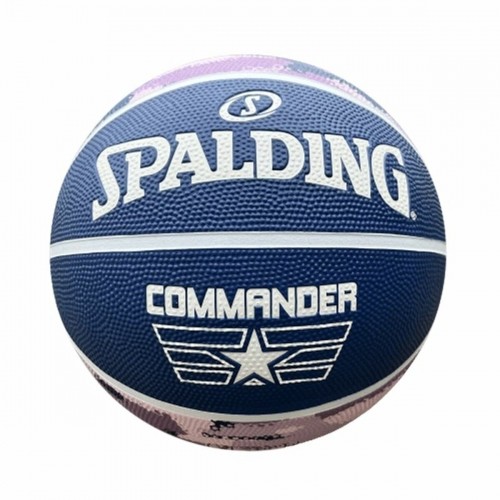 Basketbola bumba Commander Solid  Spalding Solid Purple 6 gadi image 1