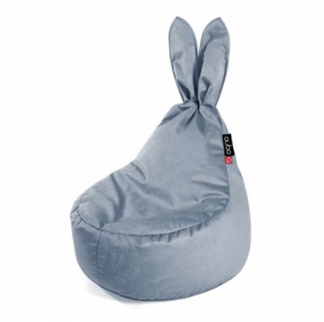 Qubo™ Baby Rabbit Slate VELVET FIT sēžammaiss (pufs)
