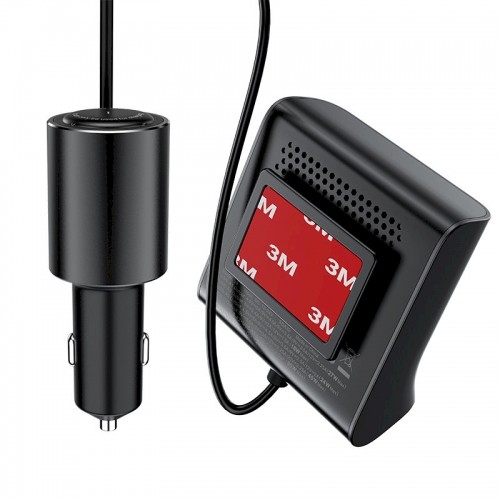 Acefast car charger 90W USB Type C | 3x USB | cigarette lighter socket, PPS, PD3.0, QC3.0, AFC, FCP charging station black (B8 black) image 2