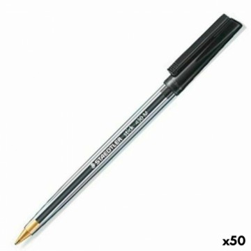 Pildspalva Staedtler Stick 430 Melns 50 gb.