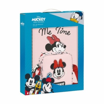 Kancelejas Komplekts Minnie Mouse Me time 2 Daudzums Rozā