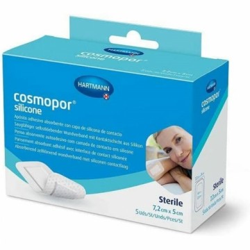 Sterilizēti Plāksteri Hartmann Cosmopor 7,2 x 5 cm Silikona 5 gb.