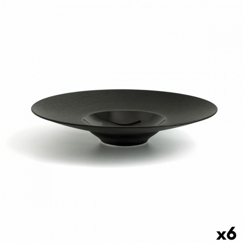 Глубокое блюдо Ariane Gourmet Керамика Чёрный (Ø 28 cm) (6 штук) image 1