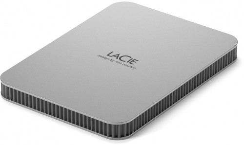 LaCie external hard 4TB Mobile Drive USB-C (2022), moon silver image 3