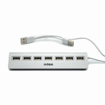 USB-разветвитель Nilox   Серебряный