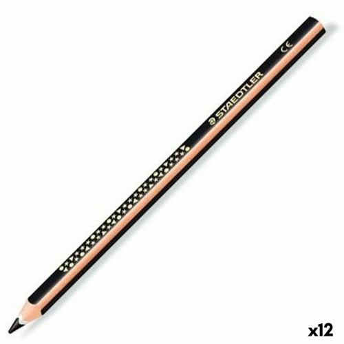 Цветные карандаши Staedtler Jumbo Noris Чёрный (12 штук) image 1