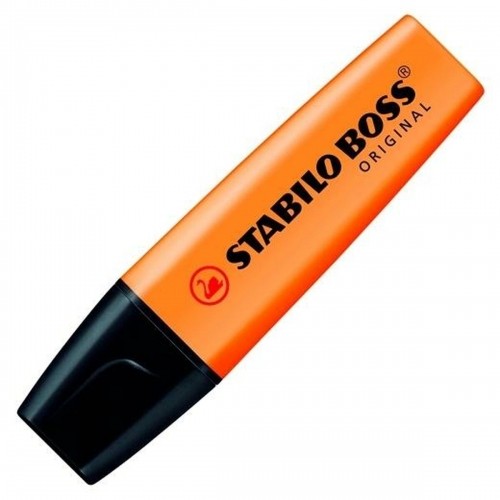 Fluorescējošs Marķieris Stabilo Boss Oranžs 10 gb. image 2