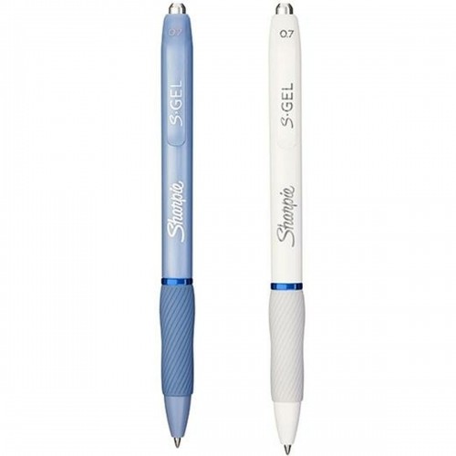 Gela pildspalva Sharpie S-Gel Zils Balts 0,7 mm (12 gb.) image 2