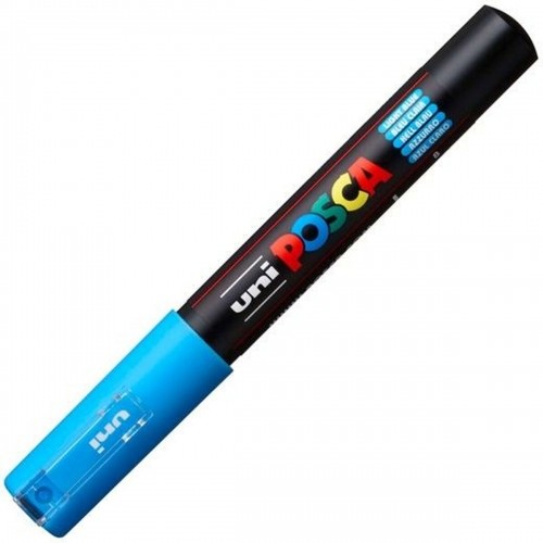 Marķiera Pildspalva POSCA PC-1M Gaiši Zils 6 gb. image 2
