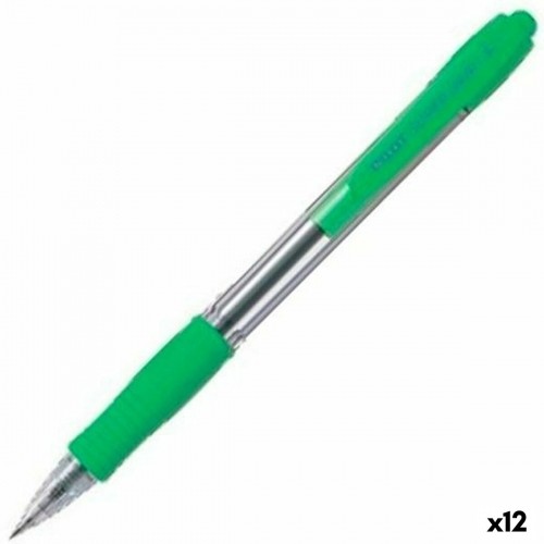 Pildspalva Pilot Supergrip Чаша 0,4 mm Gaiši zaļš 12 gb. image 1