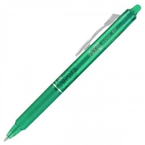 Pildspalva Pilot Frixion Clicker Izdzēšama tinte Zaļš 0,4 mm 12 gb. image 2