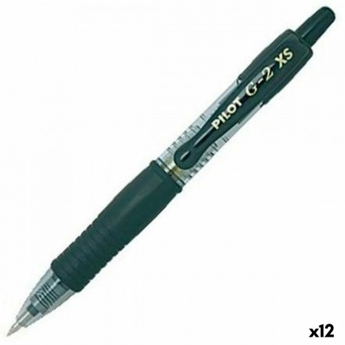 Pildspalva Roller Pilot G-2 XS Ievelkams Melns 0,4 mm (12 gb.) image 1