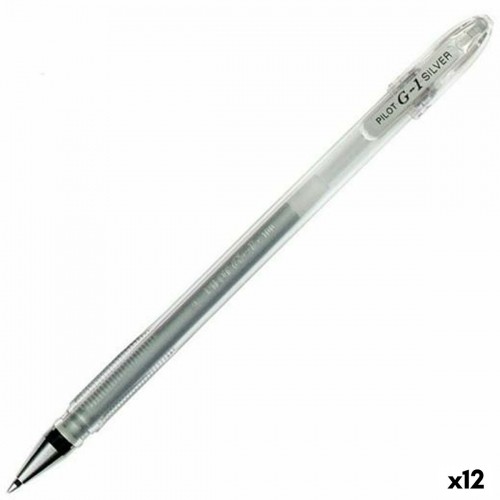 Pildspalva Roller Pilot G-1 Sudrabains Чаша 0,4 mm (12 gb.) image 1
