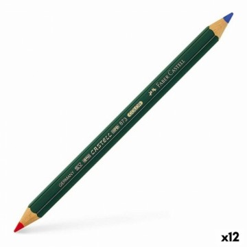 Zīmulis Faber-Castell 873 Color Sarkans Zils 4,3 mm (12 gb.)