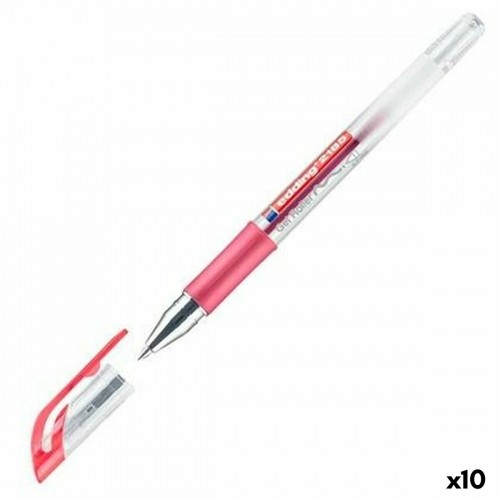 Pildspalva Roller Edding 2185 Sarkans 0,7 mm (10 gb.) image 1