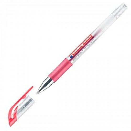 Pildspalva Roller Edding 2185 Sarkans 0,7 mm (10 gb.) image 2