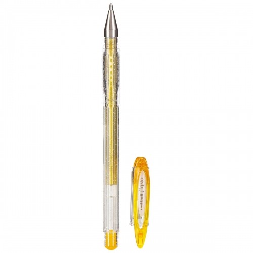 Liquid ink ballpoint pen Uni-Ball Sparkling UM-120SP Bronza 12 gb. image 1