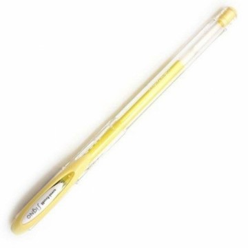 Liquid ink ballpoint pen Uni-Ball Rollerball Signo Angelic Colour UM-120AC Жёлтый 12 штук